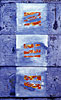 Titel: Der Wegstein, Technik: Buntputz auf Schichtholz, Format: 70x50 cm